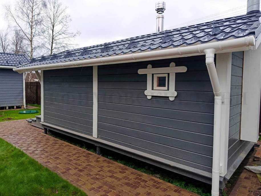 Каркасная баня «Калина Красная» — внешний вид. Фото 9