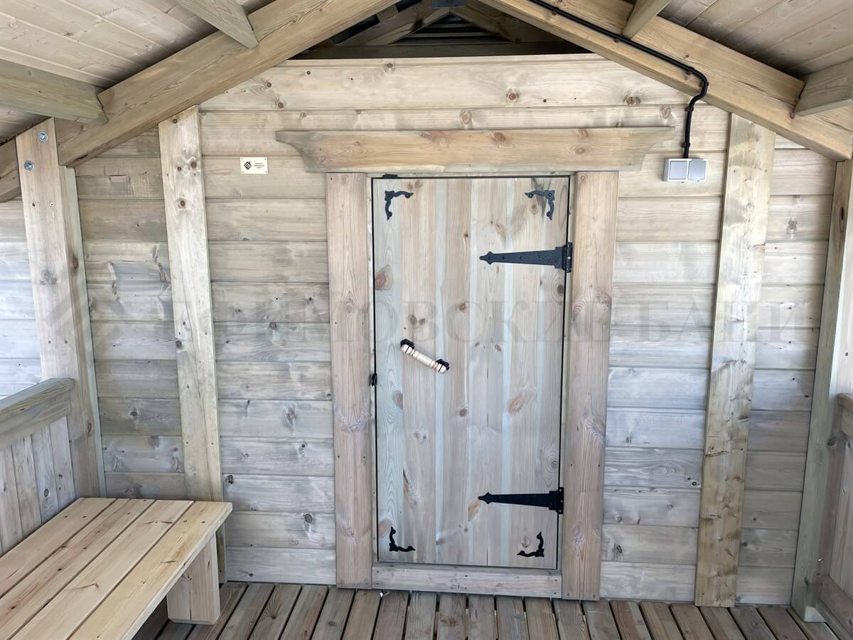 Каркасная баня «Русская Сказка». Фото 12