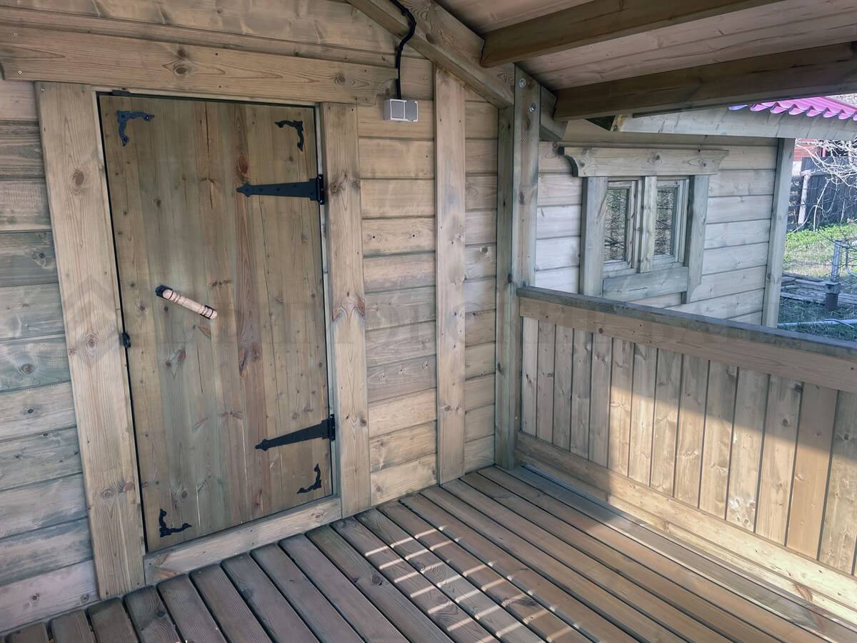 Каркасная баня «Русская Сказка». Фото 21