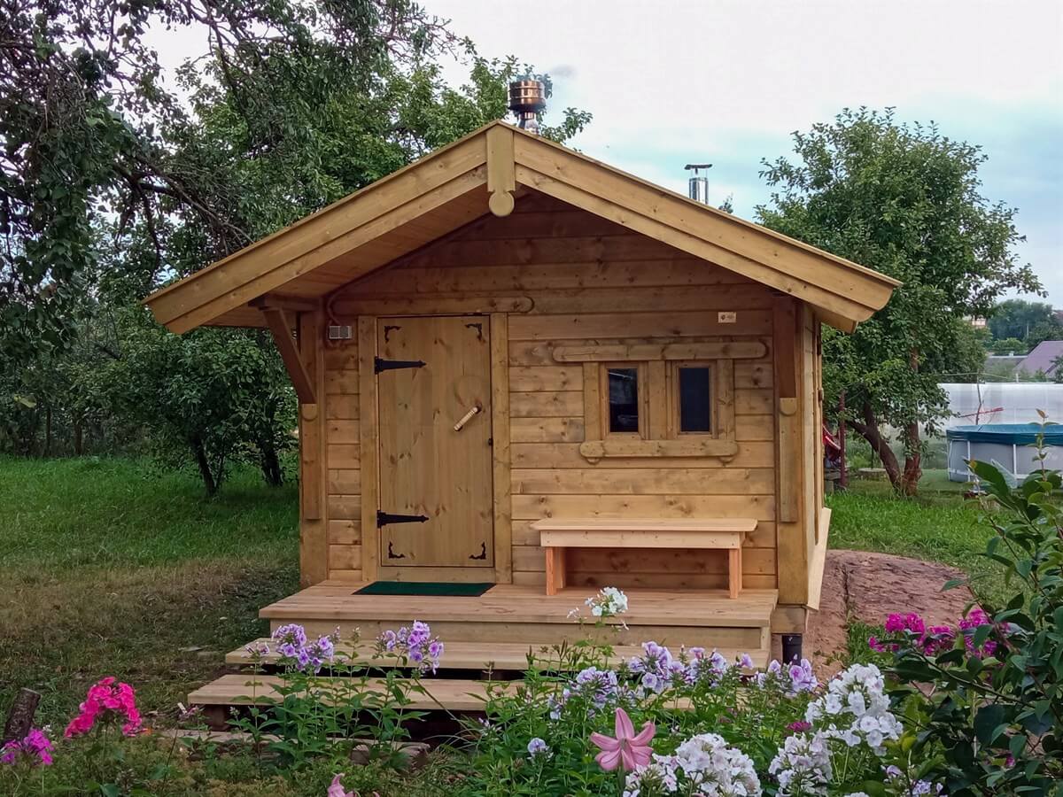 Каркасная баня «Калина Красная» — внешний вид. Фото 5