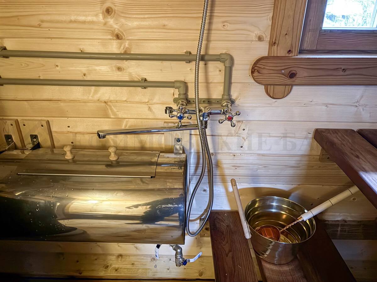 Каркасная баня «Русская Сказка». Фото 11