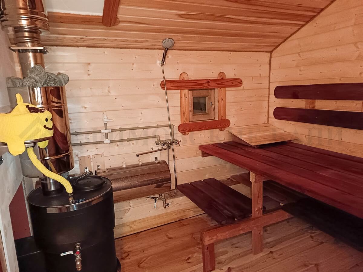 Каркасная баня «Белая Берёза». Фото 11