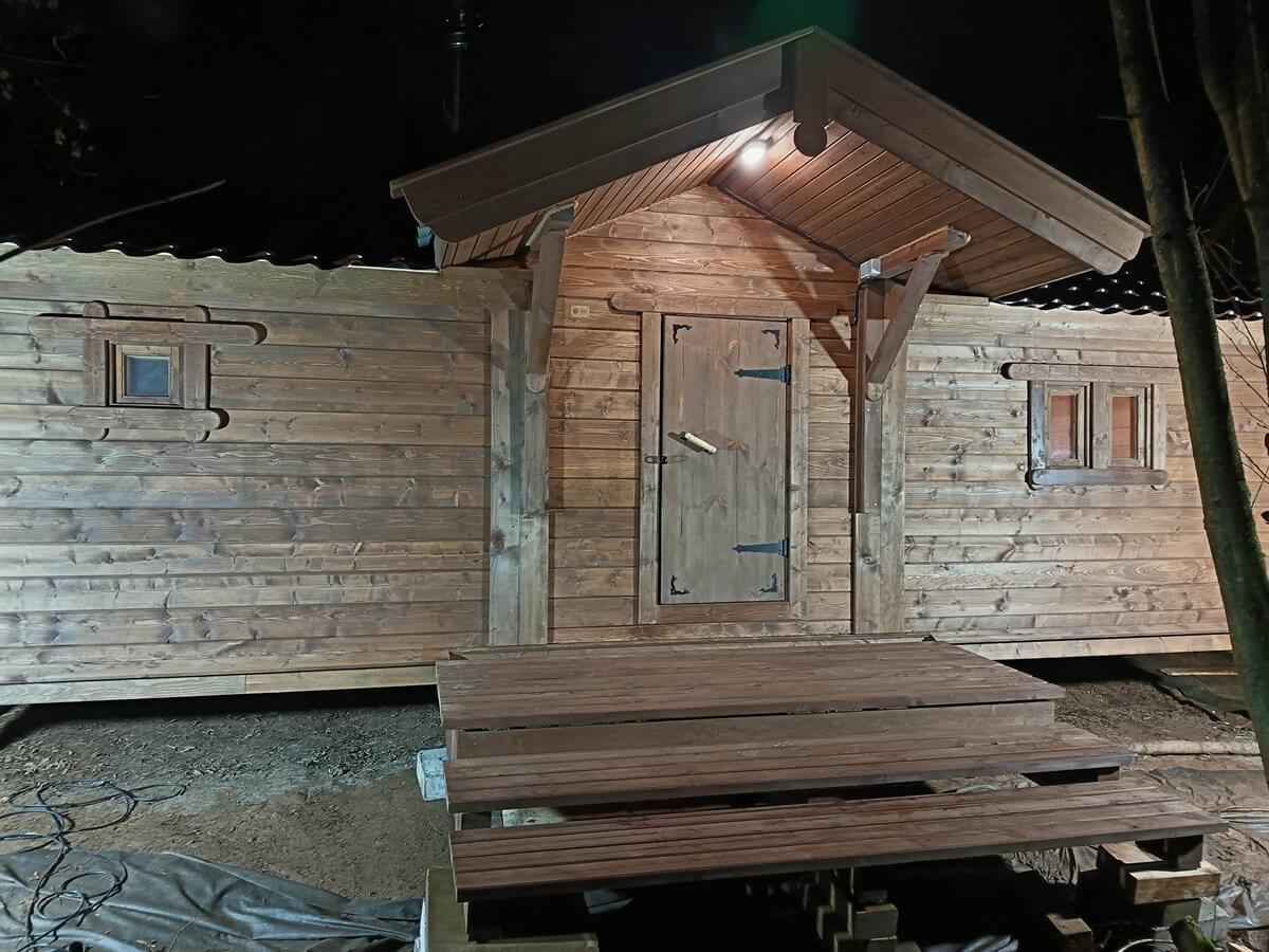 Каркасная баня «Белая Берёза» — внешний вид. Фото 13