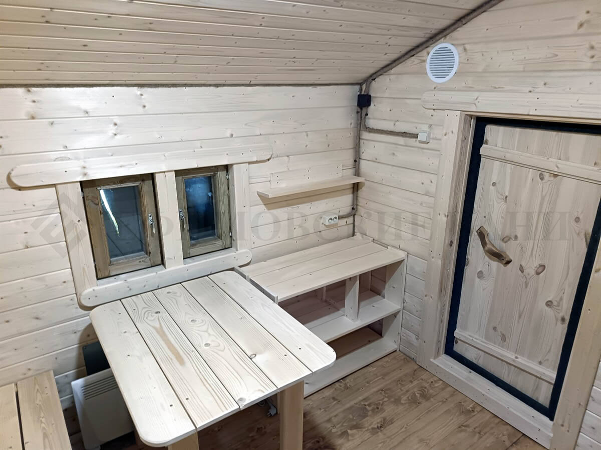 Каркасная баня «Белая Берёза». Фото 5