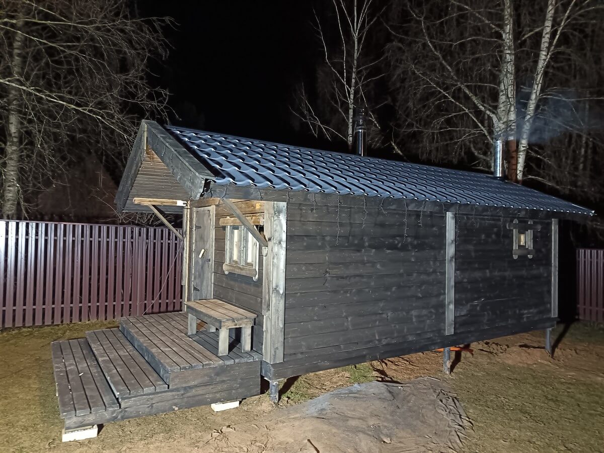 Каркасная баня «Калина Красная» — внешний вид. Фото 8