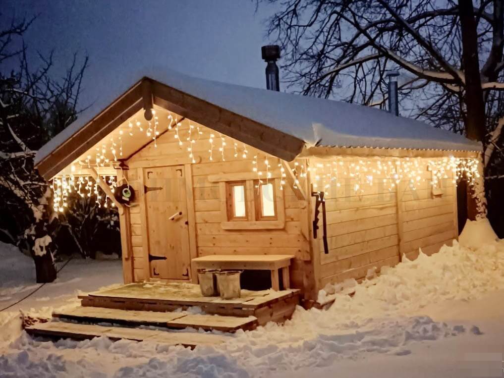 Каркасная баня «Калина Красная» — внешний вид. Фото 9