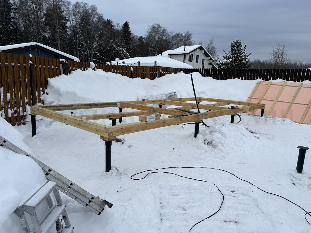 Каркасная баня «Русская Сказка». Фото 1