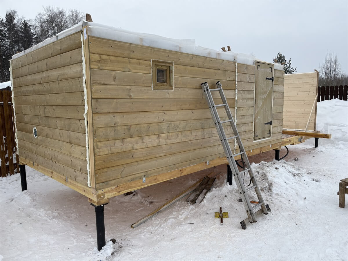 Каркасная баня «Русская Сказка». Фото 4