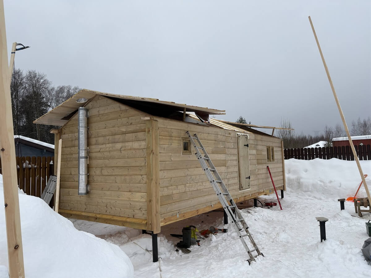 Каркасная баня «Русская Сказка». Фото 5