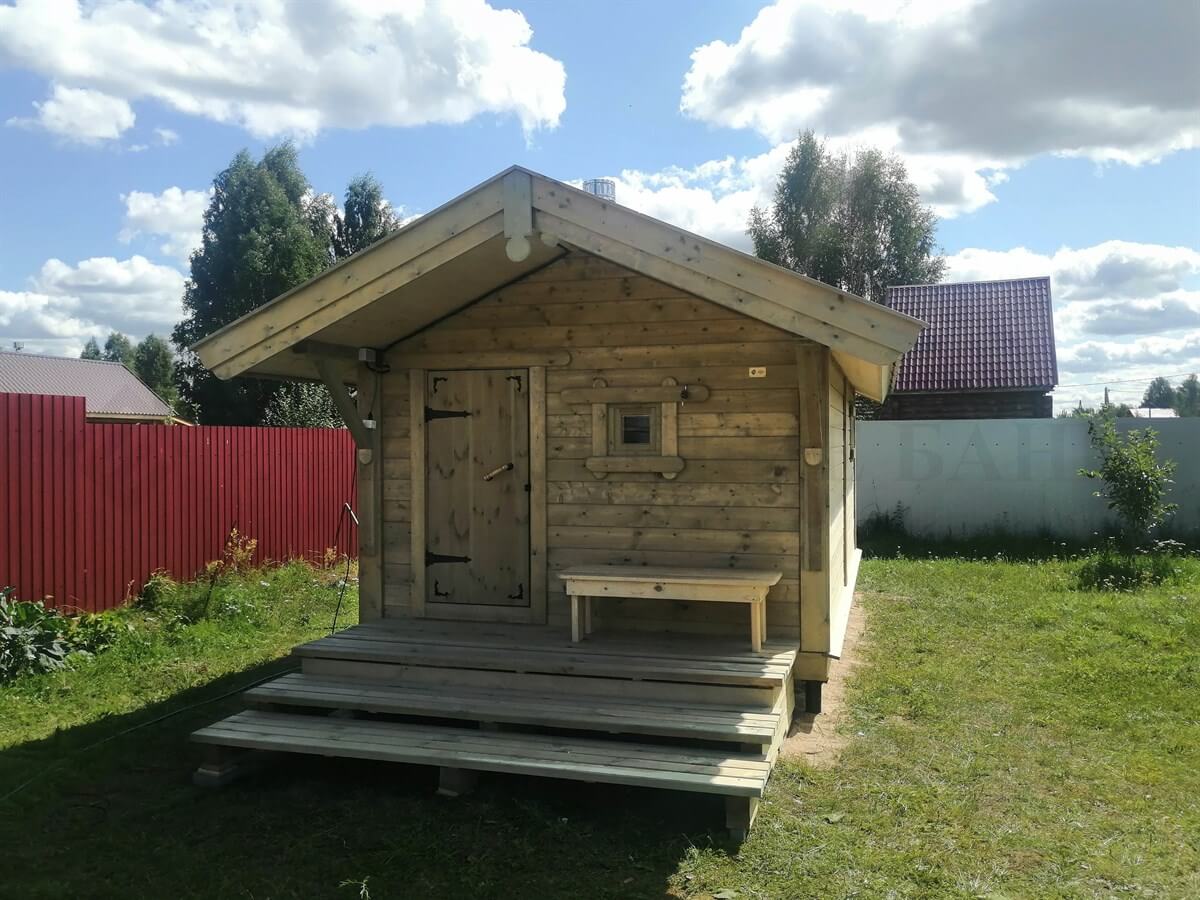Каркасная баня «Калина Красная» — внешний вид. Фото 8