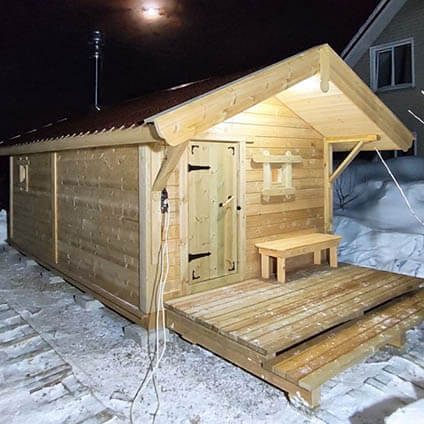 Баня «Калина Красная» под ключ. Домодедово, Московская область