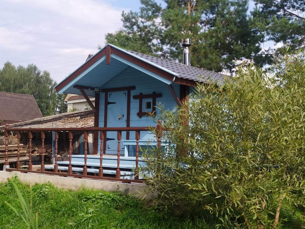 Каркасная баня «Калина Красная» — внешний вид. Фото 8