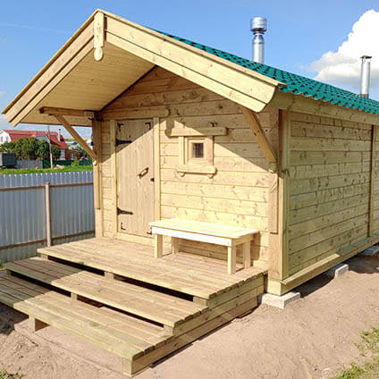 Баня «Калина Красная». Большое Рыбушкино, Нижегородская область