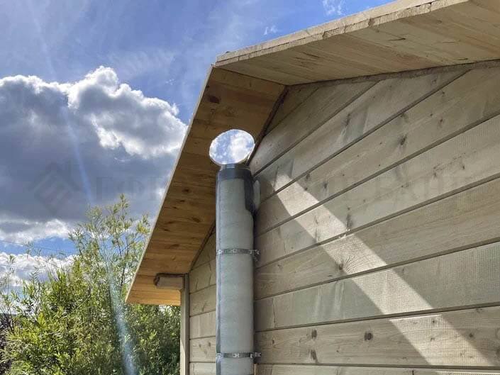 Каркасная баня «Калина Красная» — установка. Фото 10