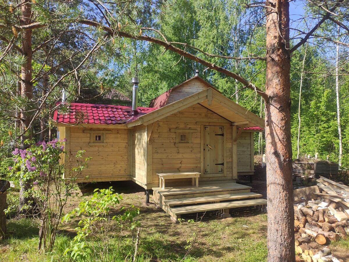 Каркасная баня «Заимка» — внешний вид. Фото 10