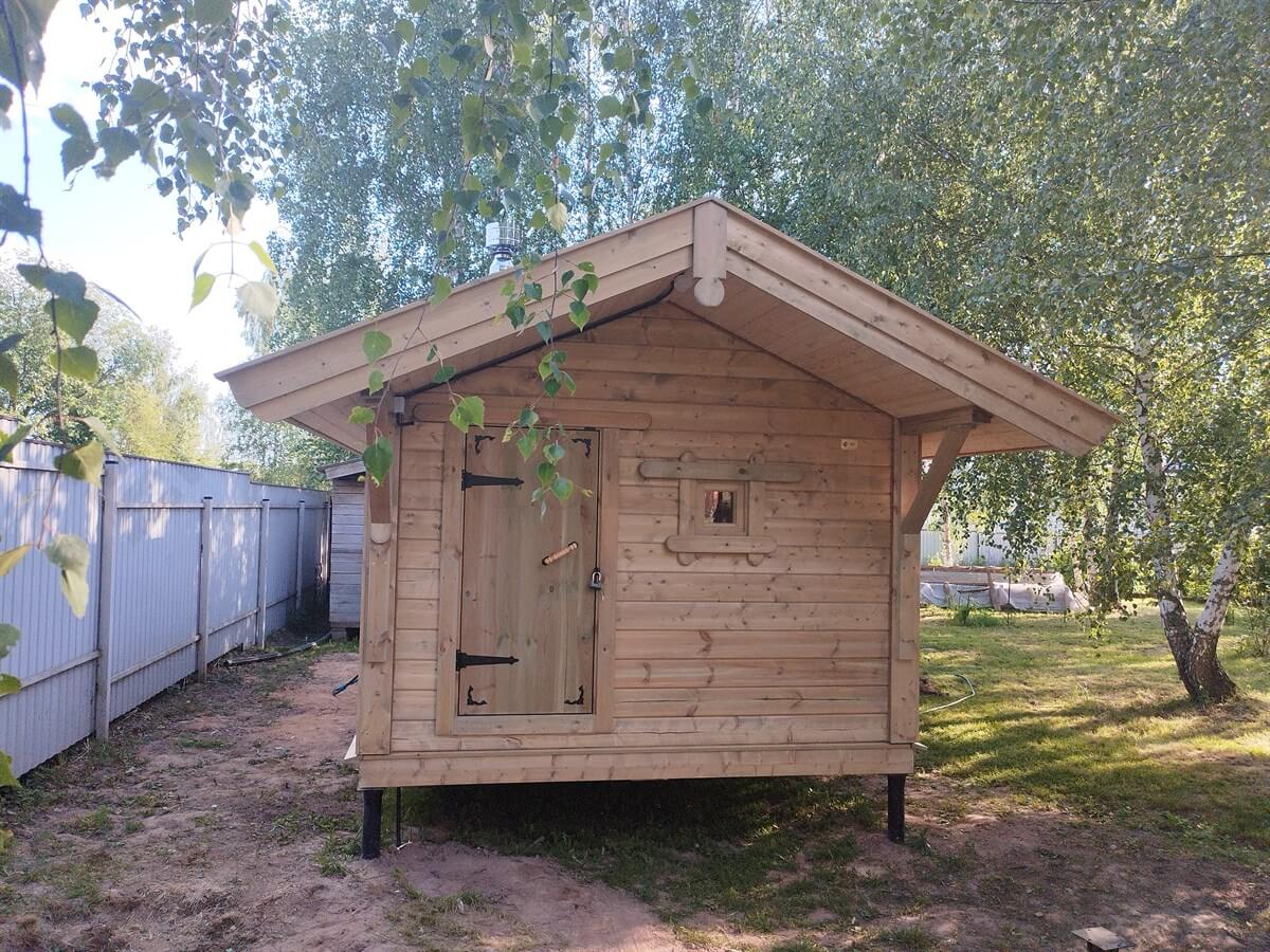 Каркасная баня «Калина Красная» — внешний вид. Фото 5