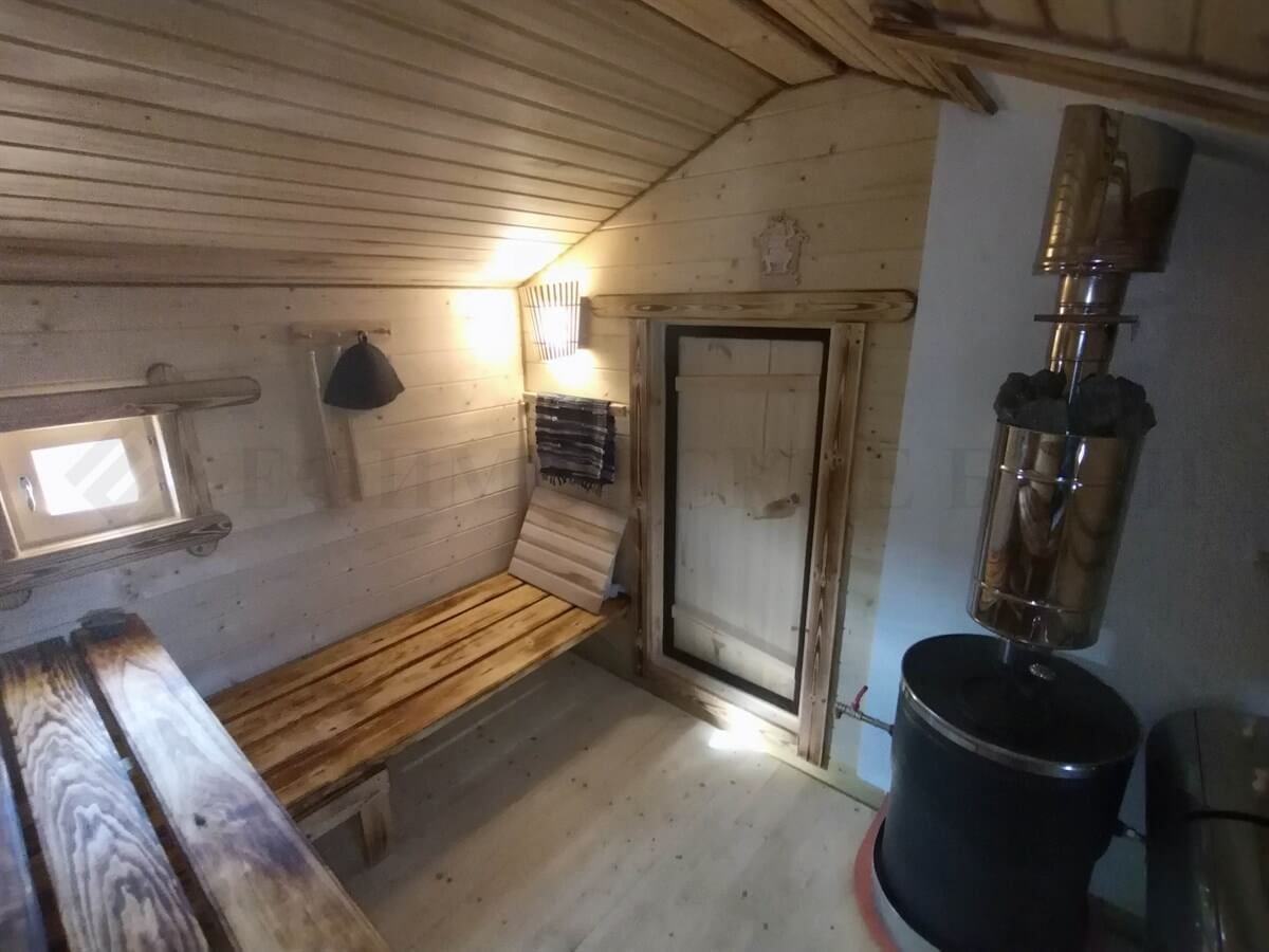 Каркасная баня «Белая Берёза». Фото 6