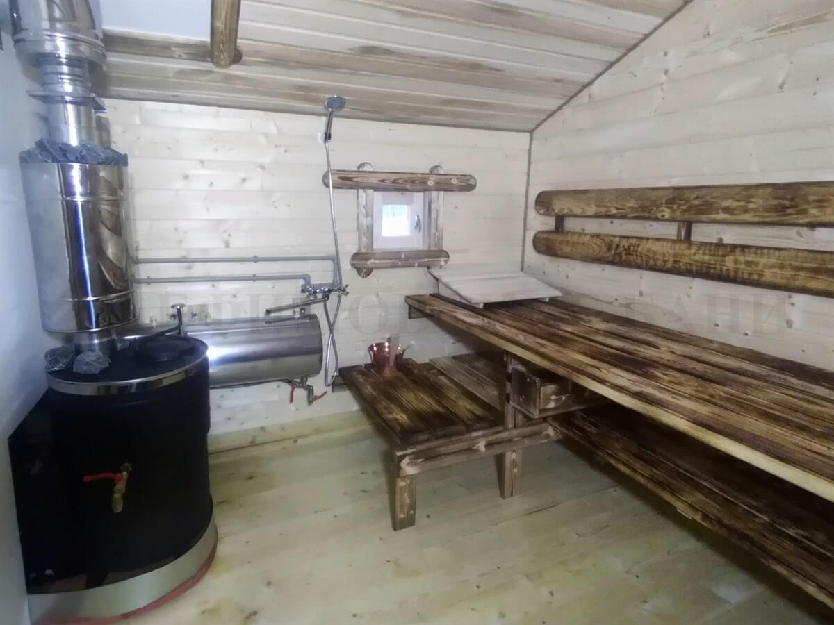 Каркасная баня «Русская Сказка». Фото 6