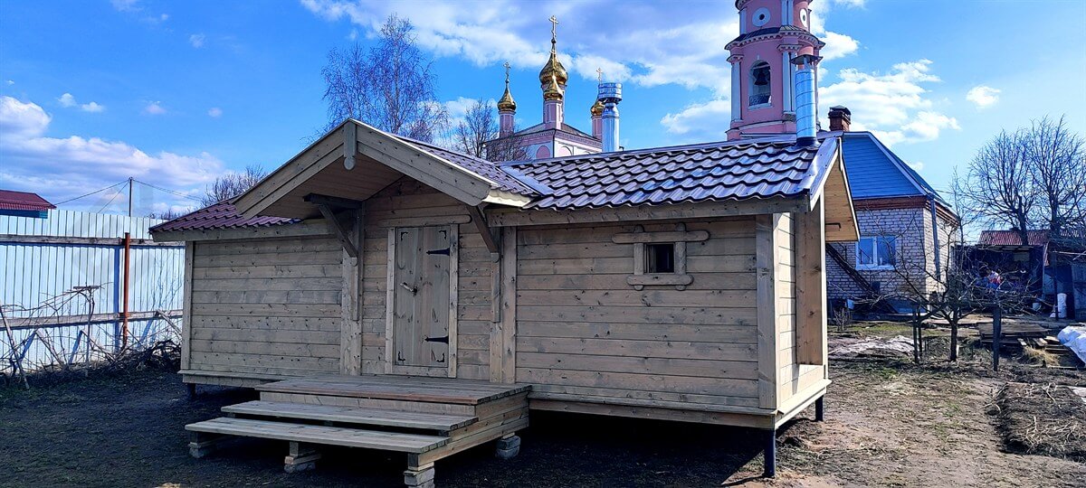 Каркасная баня «Заимка» — внешний вид. Фото 11