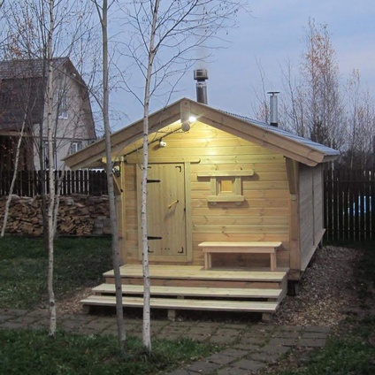 Баня каркасная «Калина Красная». Истра, Московская область