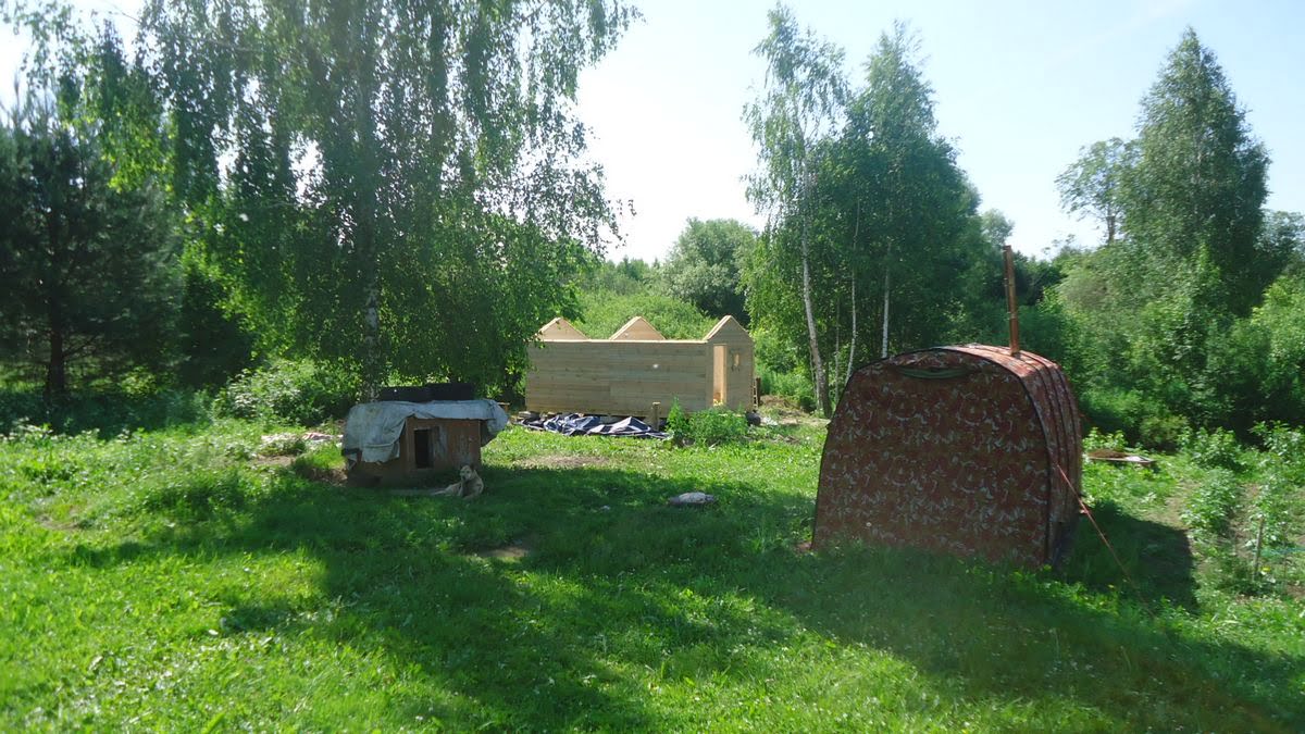 Каркасная баня «Калина Красная» — установка. Фото 2