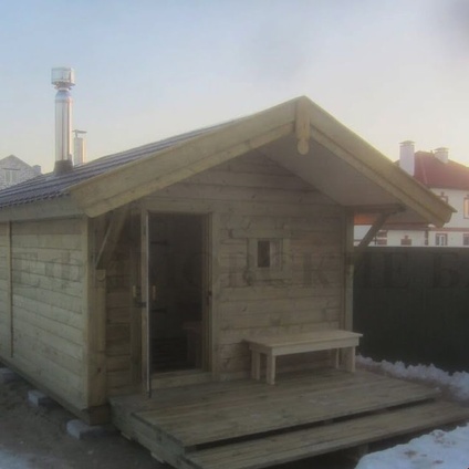 Каркасная баня «Калина Красная». Коломна, Московская область