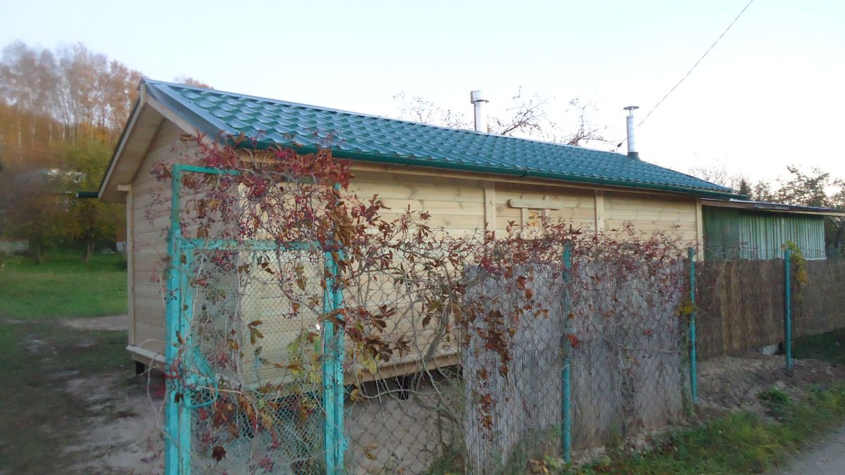 Каркасная баня «Белая берёза» — внешний вид. Фото 3